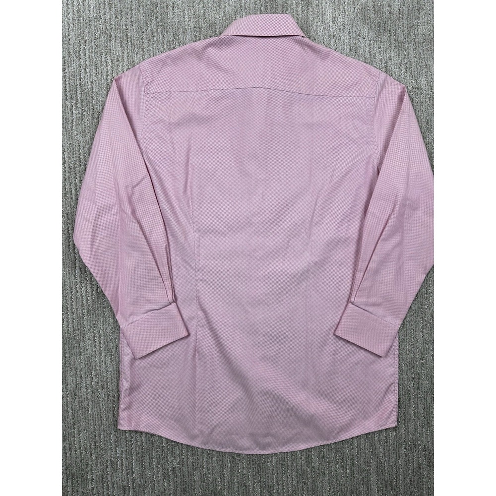 Eton Shirt Mens 16.5 42 Pink Contemporary Fit Dress Long Sleeve Button Front - Picture 6 of 12